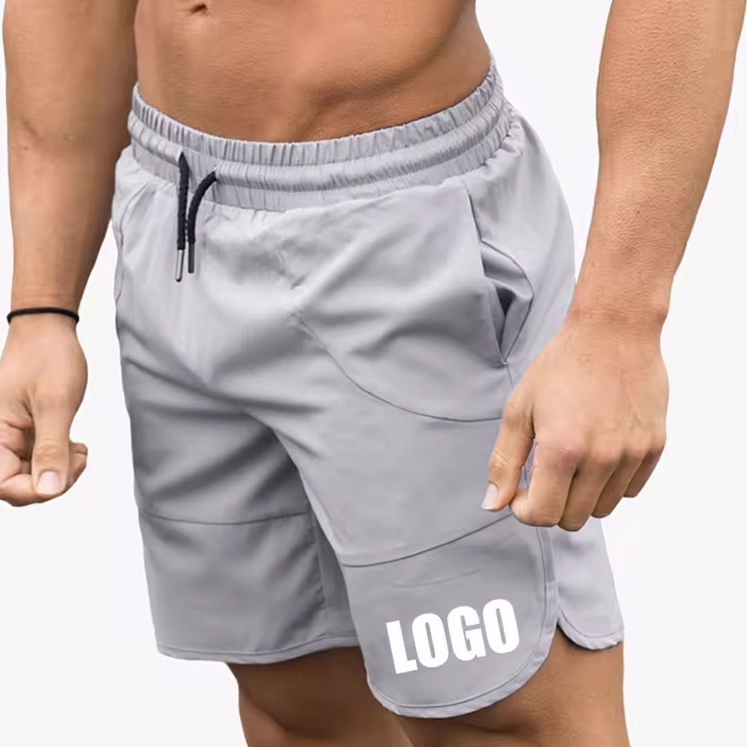 High quality Dry fit Gym shorts For men in Micro Stretch 98% polyester 2% Spandex with custom Logo - view 3