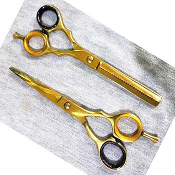 2024 Professional 6-Inch Barber Scissors Thinning Cutting Sharp Tip Custom Logo Stainless Steel  - view 3