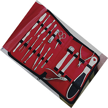Manicure Set Nail Clippers Pedicure Kit 4 Pieces Stainless Steel Acrylic Nail Kits Nail Care Tools 