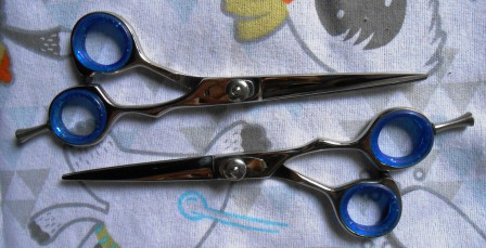  Professional 6-Inch Barber Scissors Thinning Cutting Sharp Tip Custom Logo Stainless Steel 4Cr13  - view 3