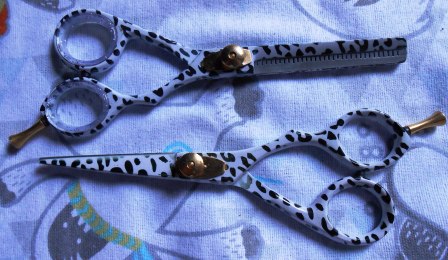  Professional 6-Inch Barber Scissors Thinning Cutting Sharp Tip Custom Logo Stainless Steel 4Cr13  - view 5