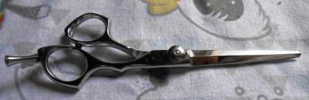 Professional 6-Inch Barber Scissors Thinning Cutting Sharp Tip Custom Logo Stainless Steel 4Cr13  - view 2