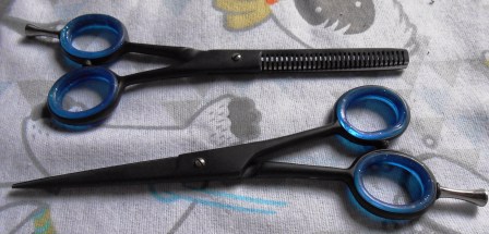 Professional 6-Inch Barber Scissors Thinning Cutting Sharp Tip Custom Logo Stainless Steel 4Cr13  - view 4