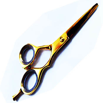 440-C Rockwall HRC steel Sharp tip scissors Fashion design beauty barber Hair brush combs set - view 2