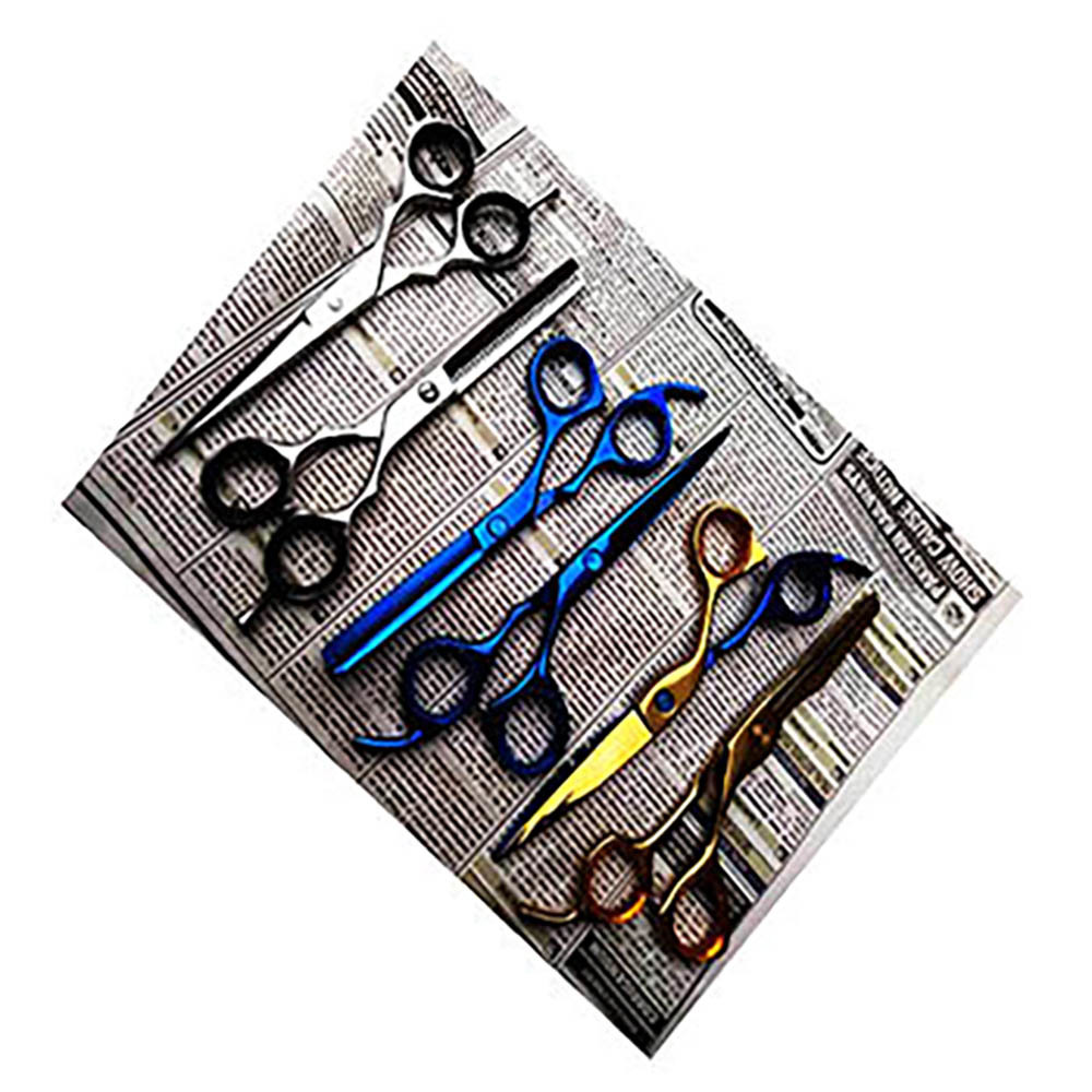 Barber Scissors Thinning Cutting Sharp Tip Custom Logo Stainless Steel 4Cr13 Beauty Professionals - view 2