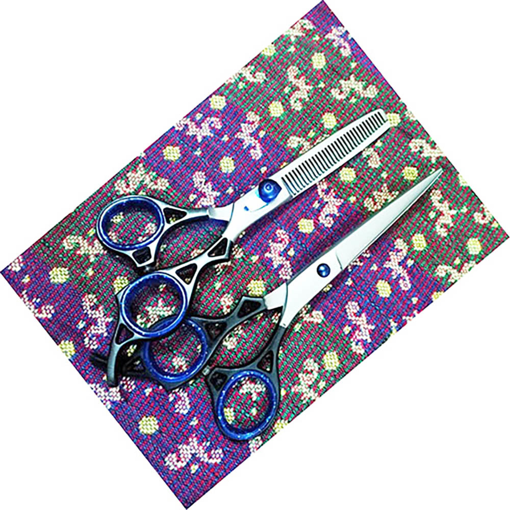 Barber Scissors Thinning Cutting Sharp Tip Custom Logo Stainless Steel 4Cr13 Beauty Professionals - view 4