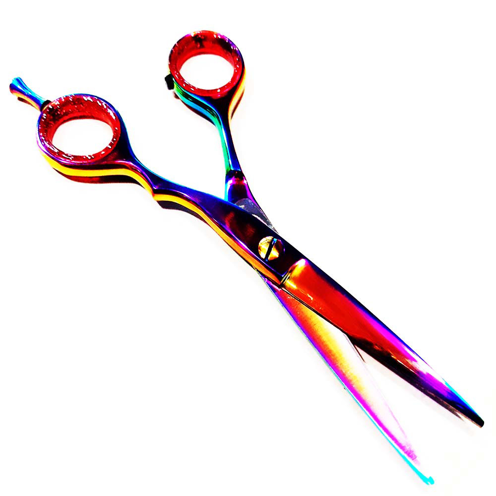 6-Inch Hair Scissors Custom Logo Barber Thinning Scissors Hair Cutting Hairdressing Barber Essential - view 2