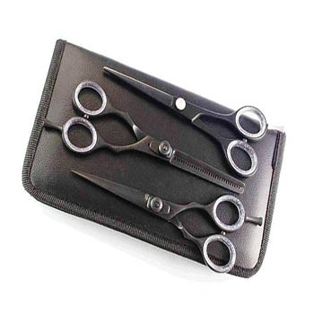 Hairdressing Barber Scissors Professional hair cutting set Stainless steel hair scissors Thinning  - view 4