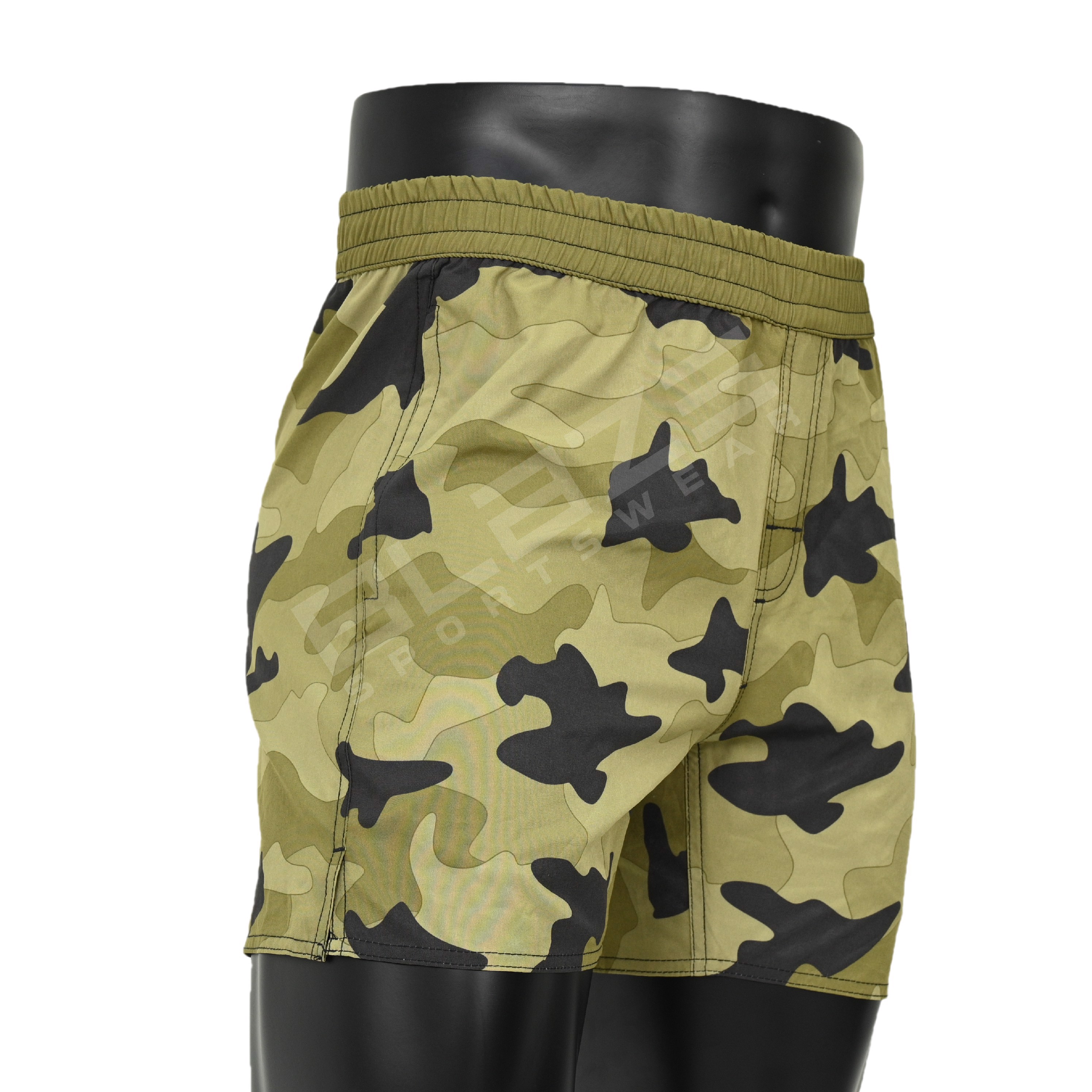Custom Gym Shorts  Compression Sweat Training Workout Fitness Athletic Sports Polyester Spandex Men - view 9