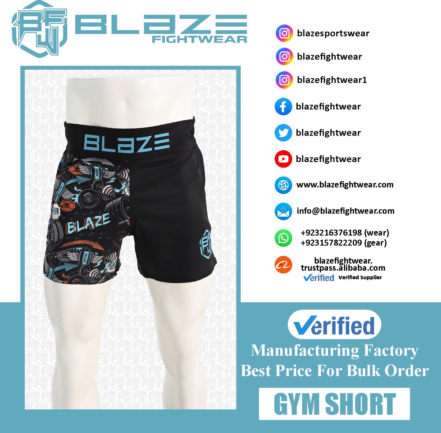 Custom Fighting  MMA Shorts BJJ light weight grappling short no gi training short four way stretch  - view 5