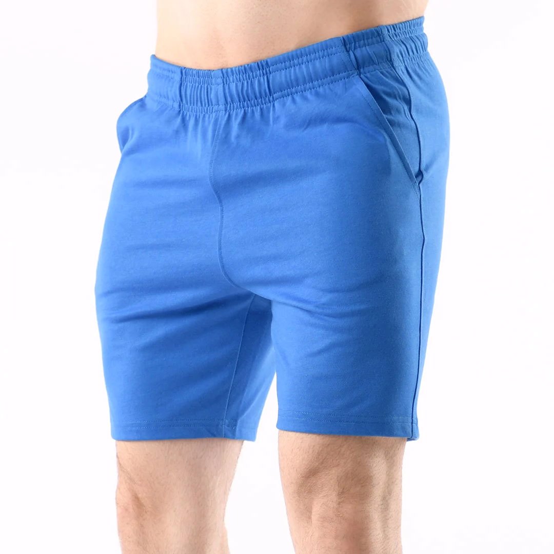  Custom Premium Gym Short in high quality Soft Cotton Jersey for Gym Boys 