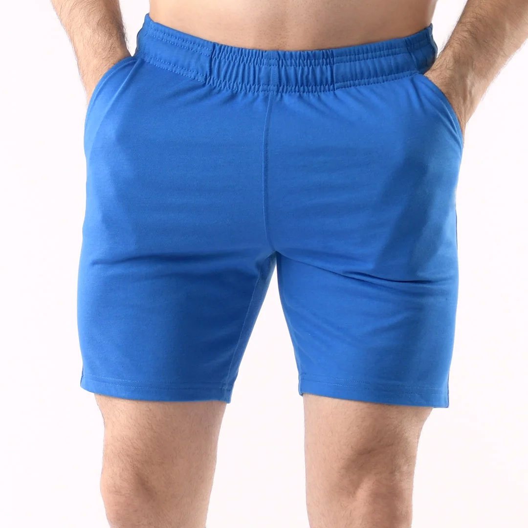  Custom Premium Gym Short in high quality Soft Cotton Jersey for Gym Boys  - view 4