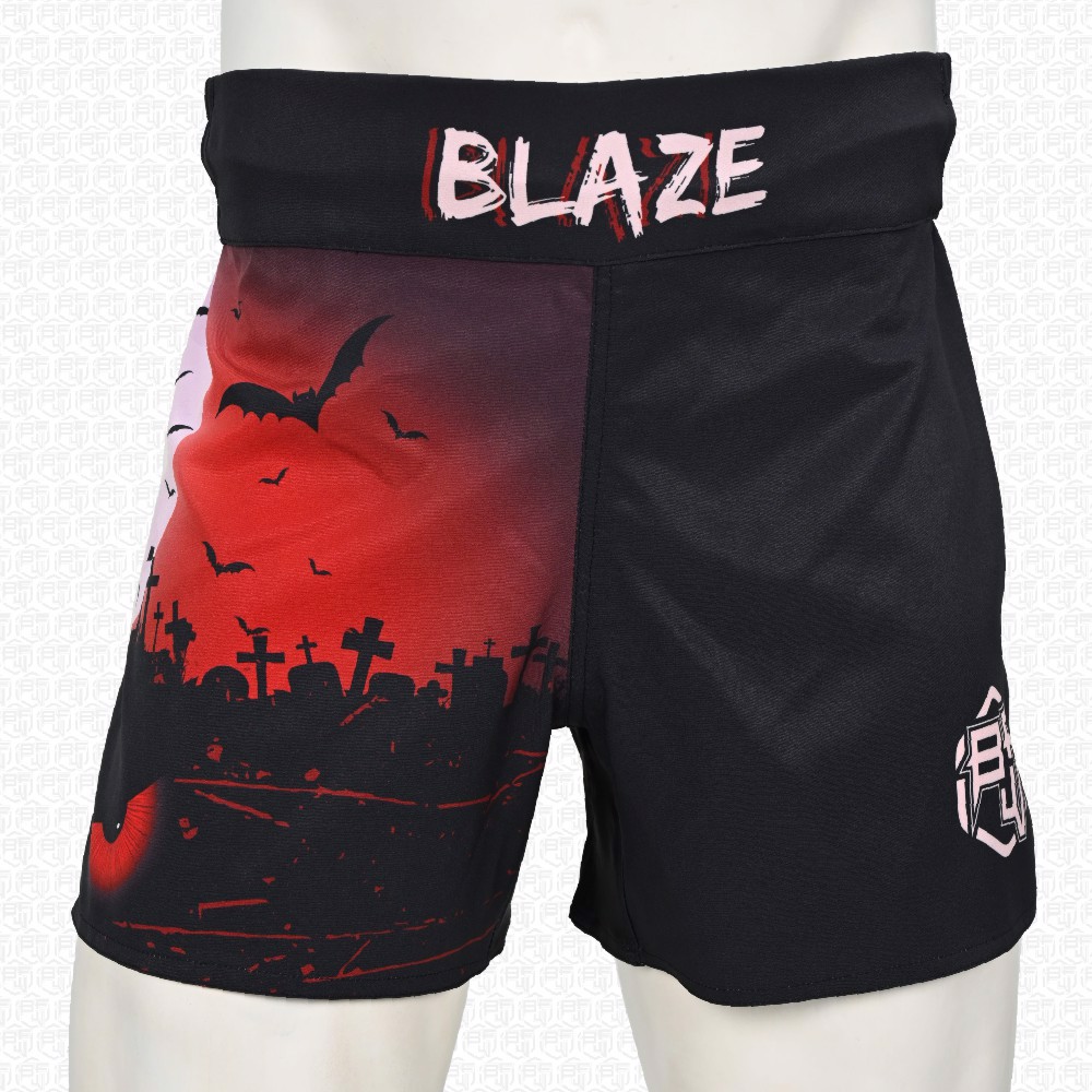OEM Custom Durable MMA Short BJJ Fight Wear Short light weight grappling short four way stretch  - view 2