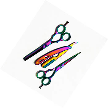Custom Logo Barber Scissors Hair Cutting Scissors Thinning Scissors 2024 Professional Hairdressing 