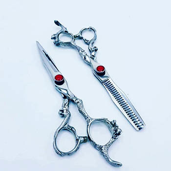 Custom Logo Barber Scissors Hair Cutting Scissors Thinning Scissors 2024 Professional Hairdressing  - view 5