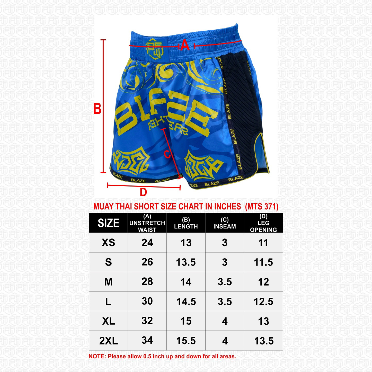 kick Boxing short muay thai trunks sublimation shorts best for kickboxing training medium cut short - view 7