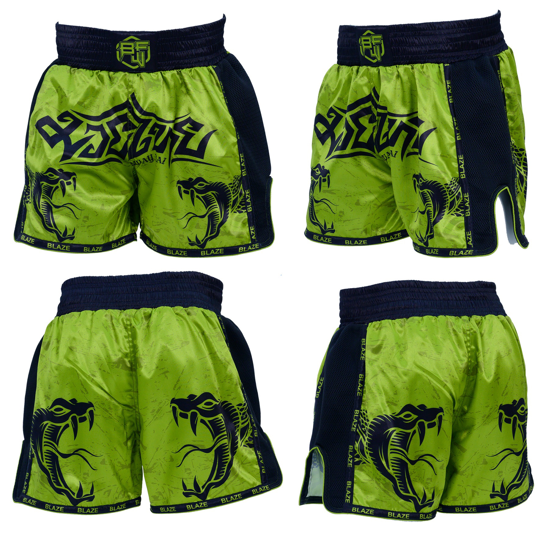 customized thai shorts kick boxing muay thai short medium fit fit short boxing short bjj fight short - view 4