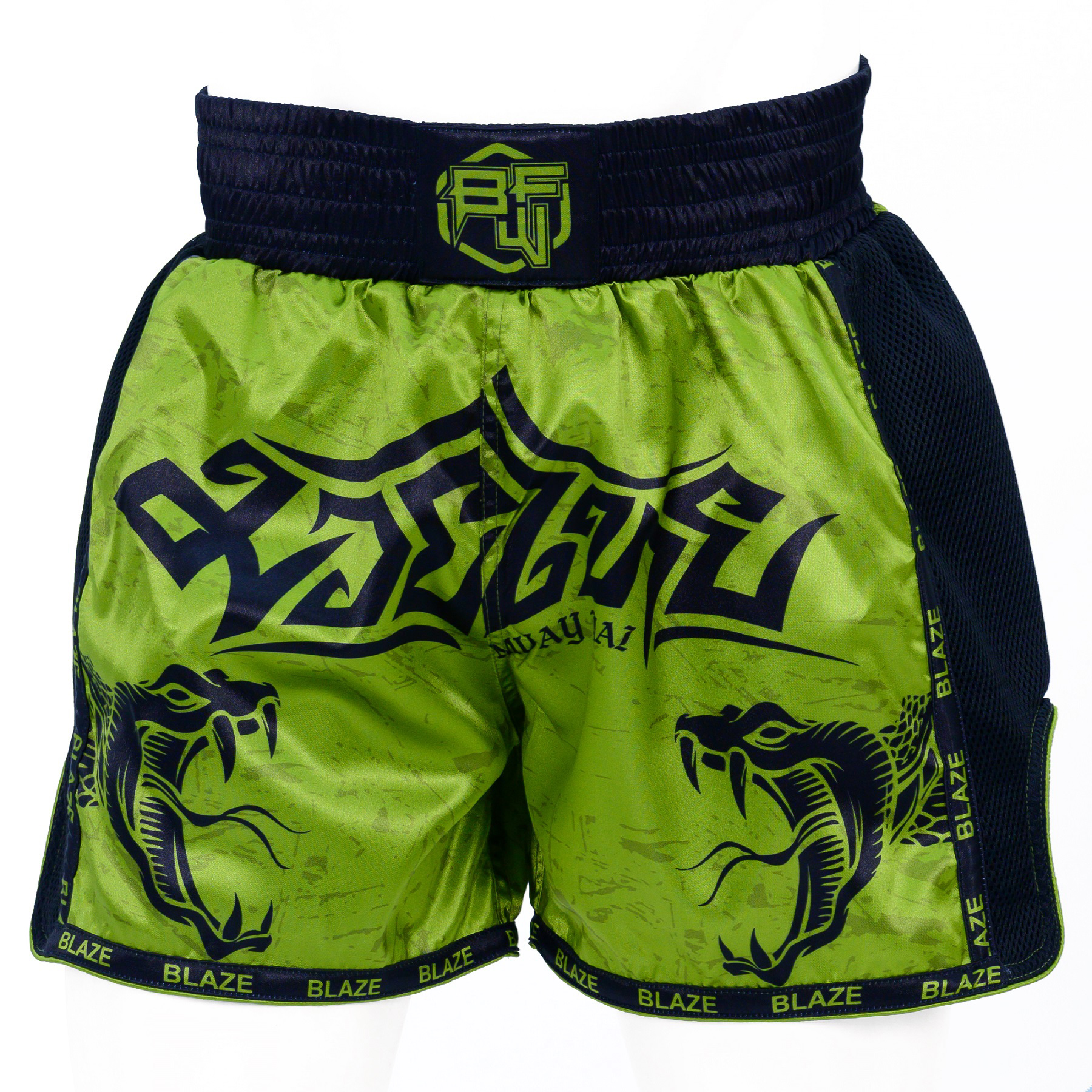 customized thai shorts kick boxing muay thai short medium fit fit short boxing short bjj fight short - view 5