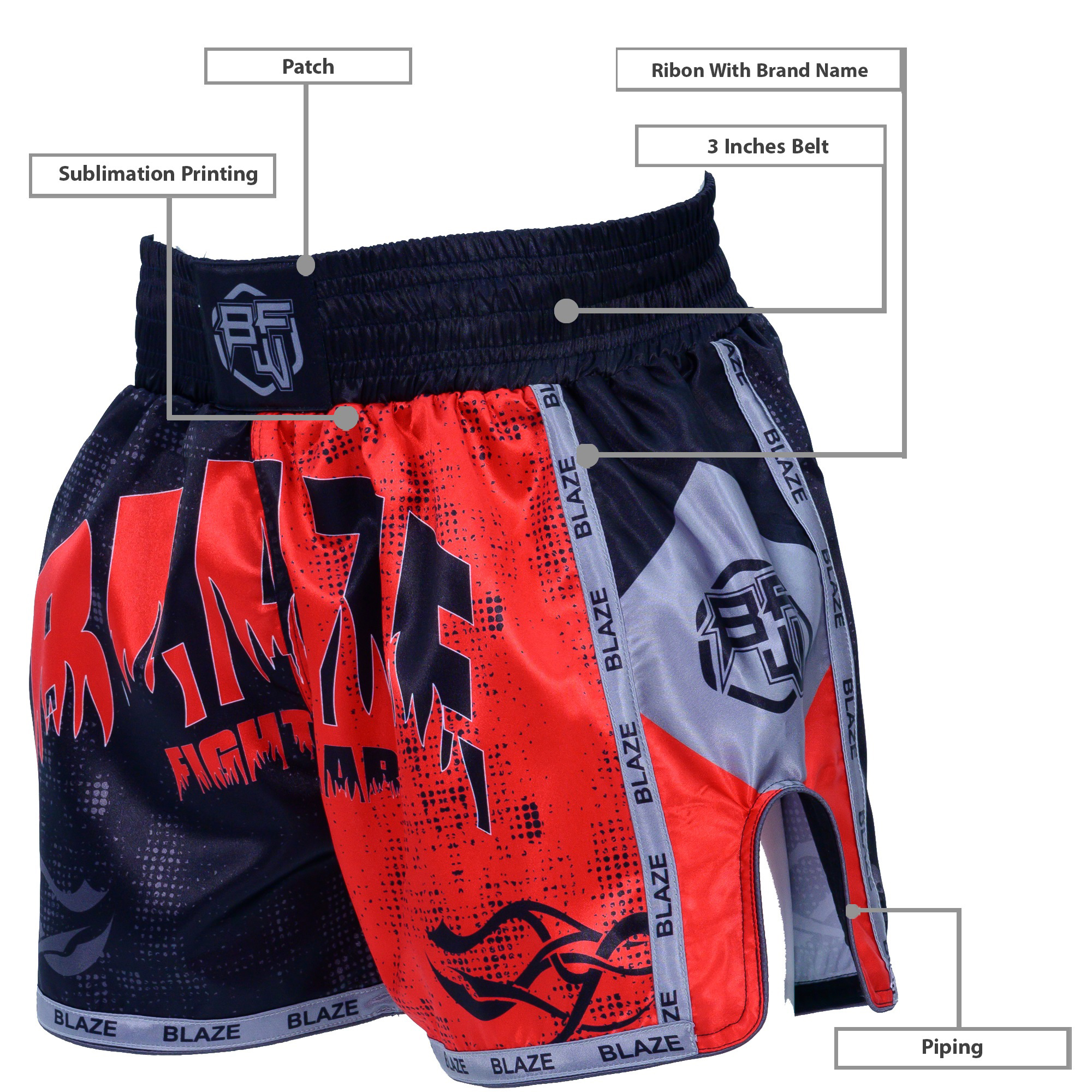 custom thai shorts kick boxing muay thai short medium fit fit short boxing short bjj fight short