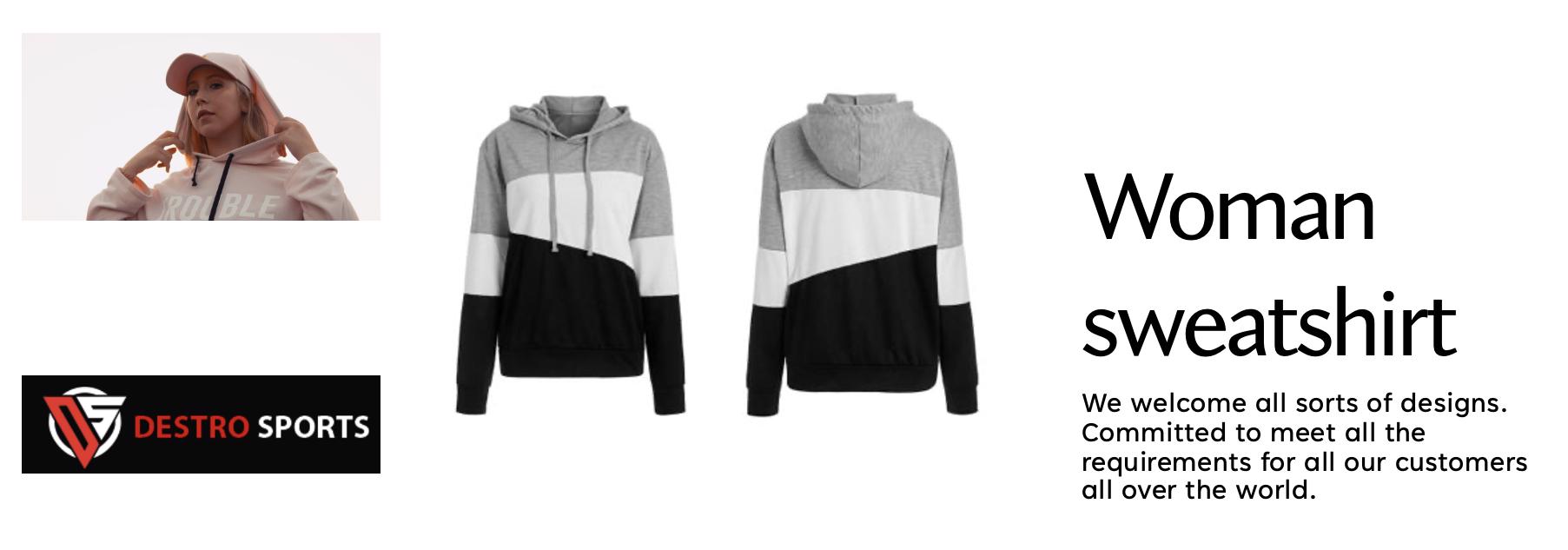 Brand New Made in Pakistan Sweat Shirt Woman Custom Different Style Long Sleeve Outstanding Quality  - view 3