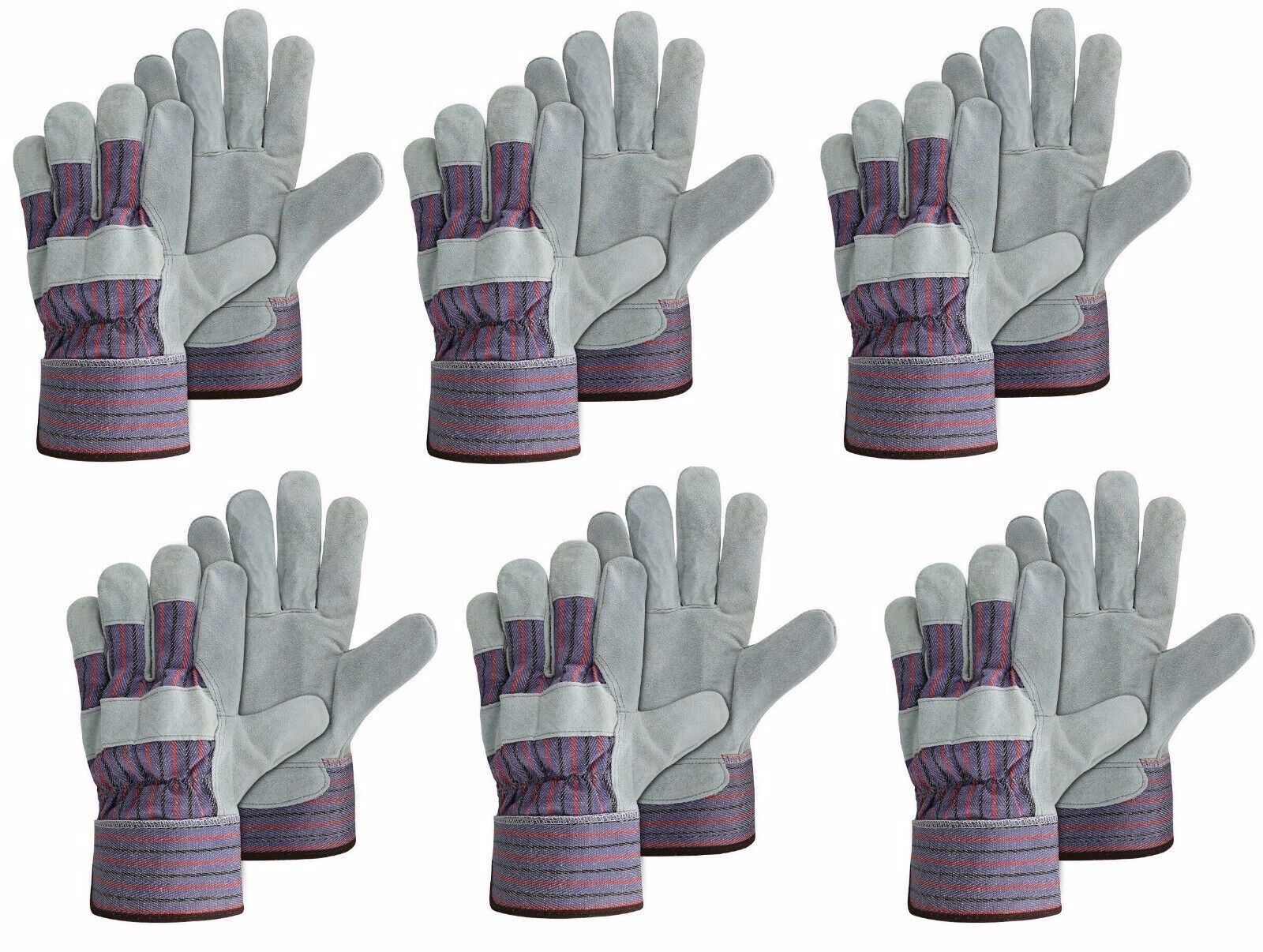 High Quality Working Gloves 707 Style Rigger Glove,  Split leather heavy duty working glove  - view 3
