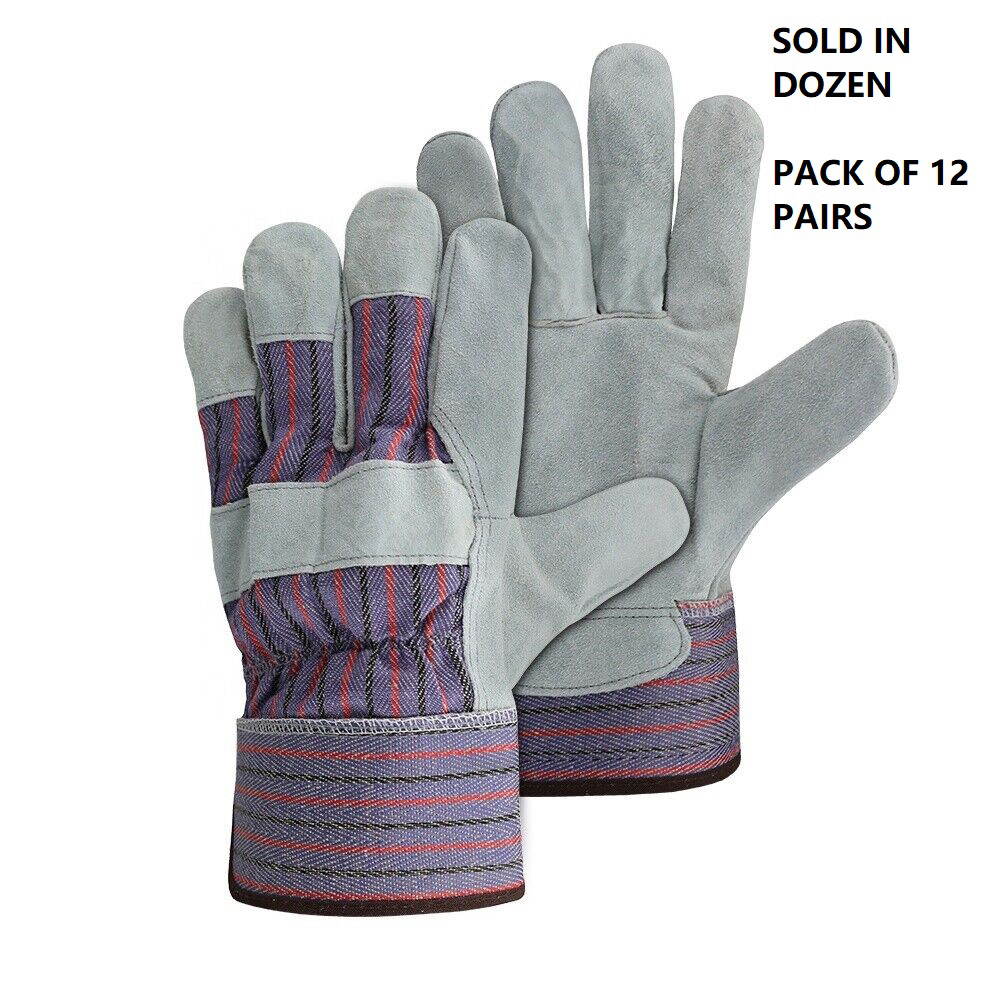 High Quality Working Gloves 707 Style Rigger Glove,  Split leather heavy duty working glove  - view 4