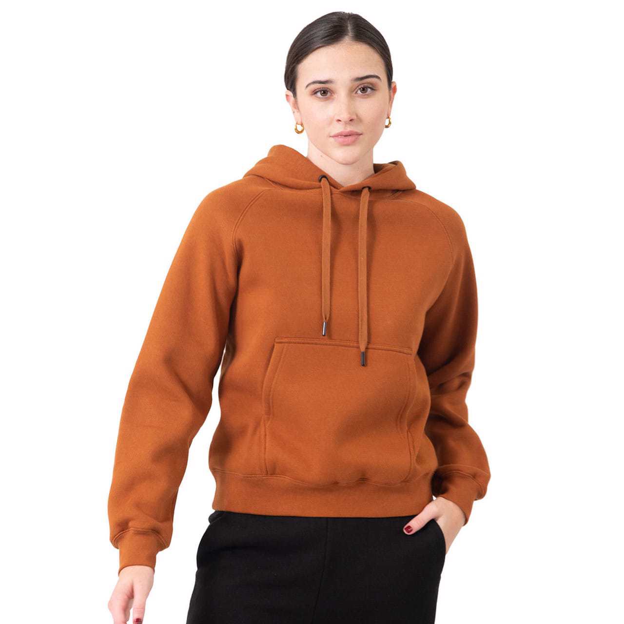 Wholesale Manufacturer Premium Heavy GSM Kangaroo pocket Oversized Drop Shoulder Fleece Hoodies - view 6