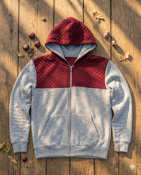 Quilted Hoodie Jacket