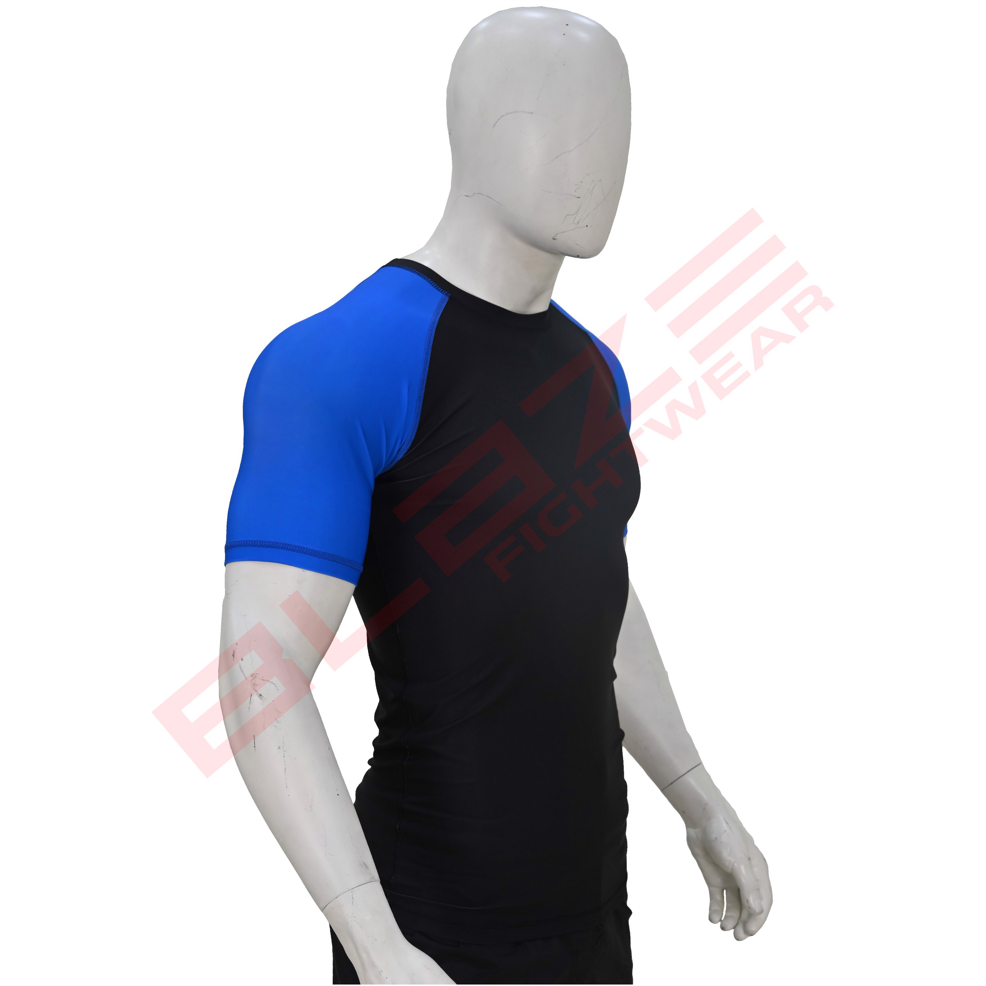 MMA Rash Guard HALF Sleeve Meshpanel OEM Sublimation printed High Quality BJJ Rash guard breathable - view 5