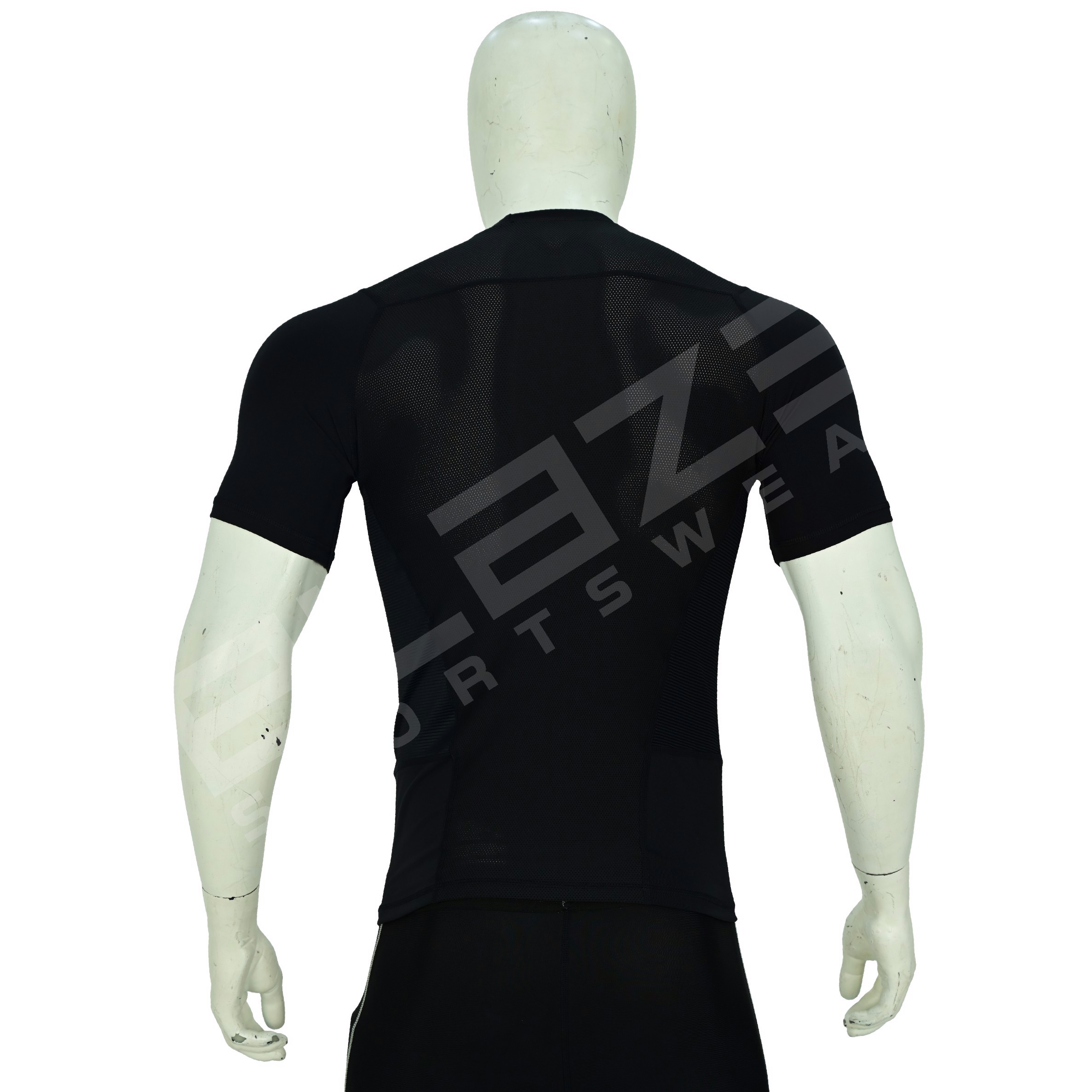 MMA Rash Guard HALF Sleeve Meshpanel OEM Sublimation printed High Quality BJJ Rash guard breathable - view 12