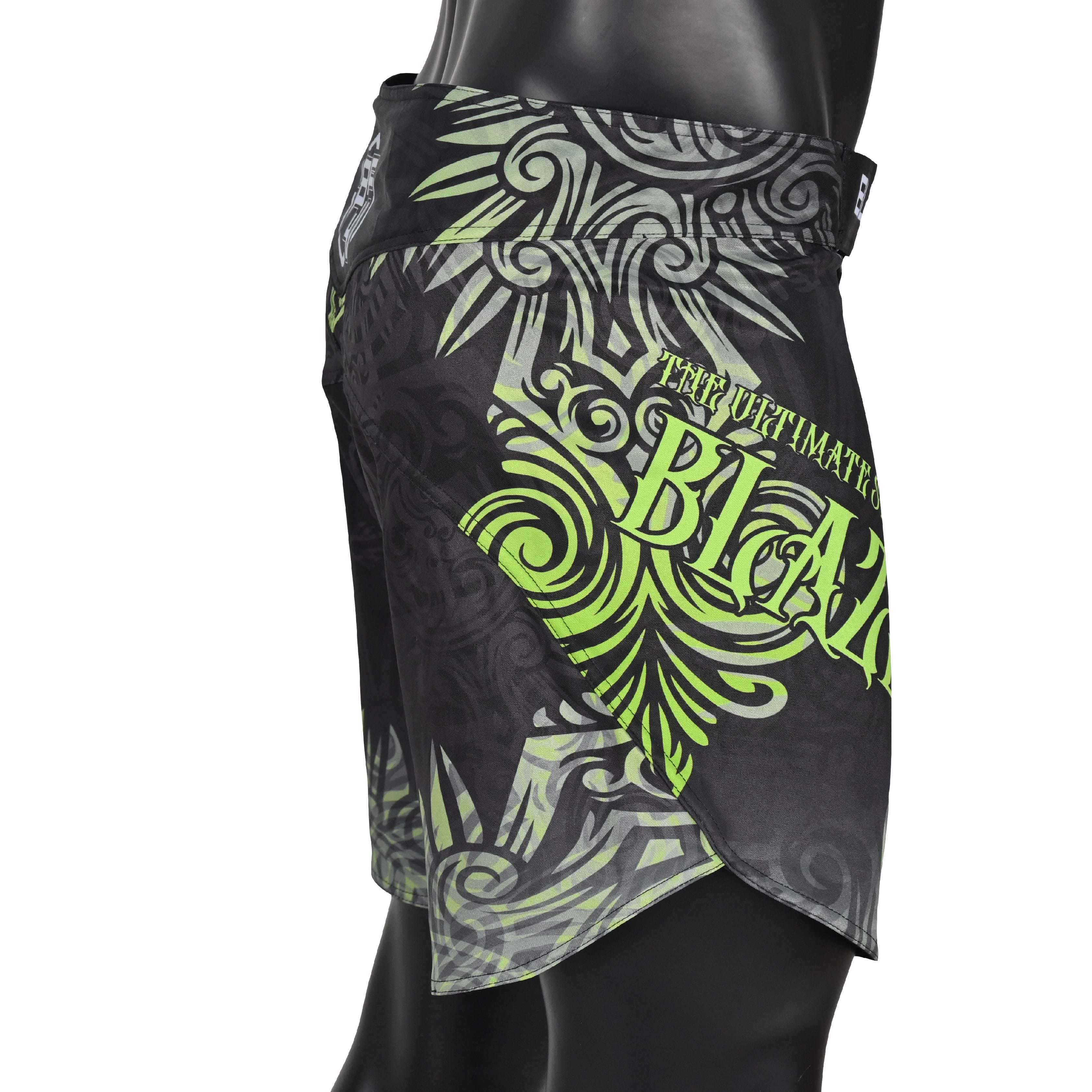 custom sublimation compression short running bjj workout short training and athlete  - view 2