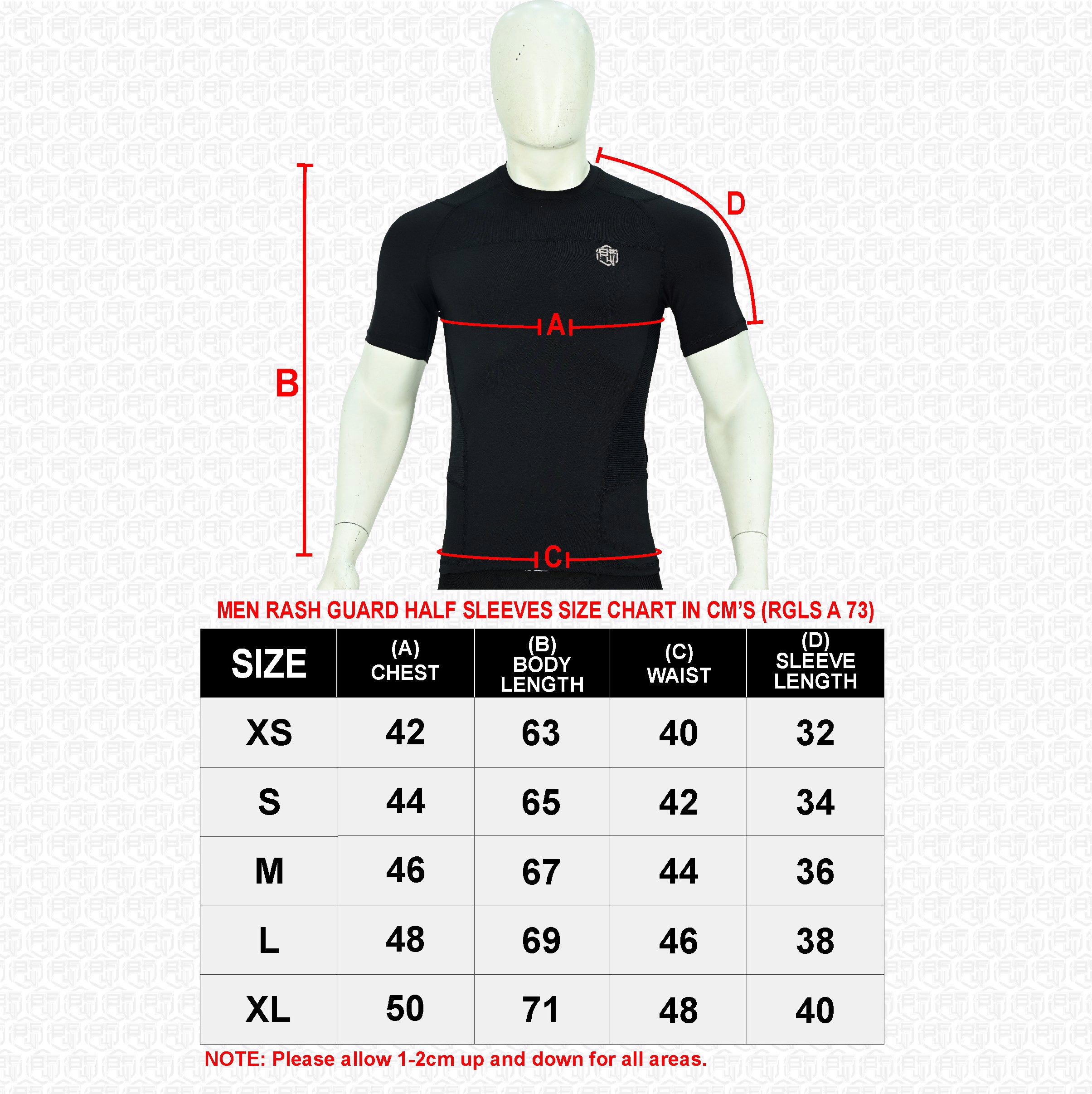 MMA Rash Guard HALF Sleeve Meshpanel OEM Sublimation printed High Quality BJJ Rash guard breathable - view 16