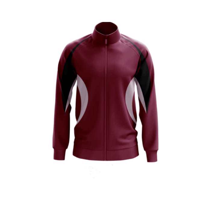 Wholesale Manufacturer Sublimation Printed Design Basketball warmup Zipper Jacket 