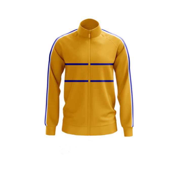 Wholesale Manufacturer Sublimation Printed Design Basketball warmup Zipper Jacket  - view 3