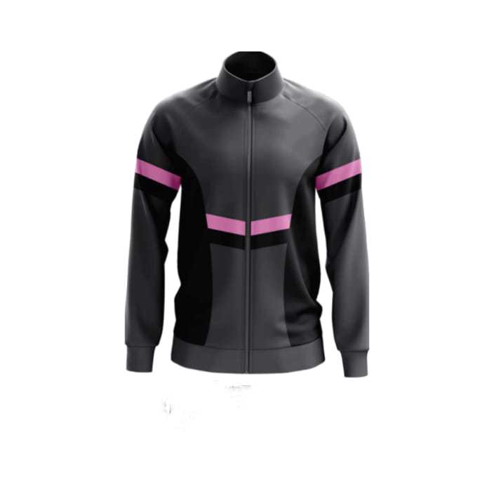 Wholesale Manufacturer Sublimation Printed Design Basketball warmup Zipper Jacket  - view 5