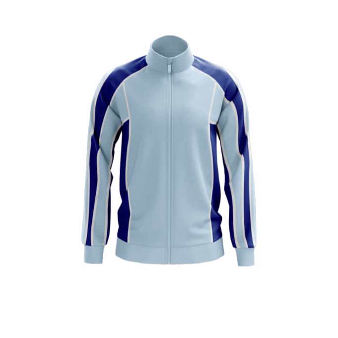 Wholesale Manufacturer Sublimation Printed Design Basketball warmup Zipper Jacket  - view 6