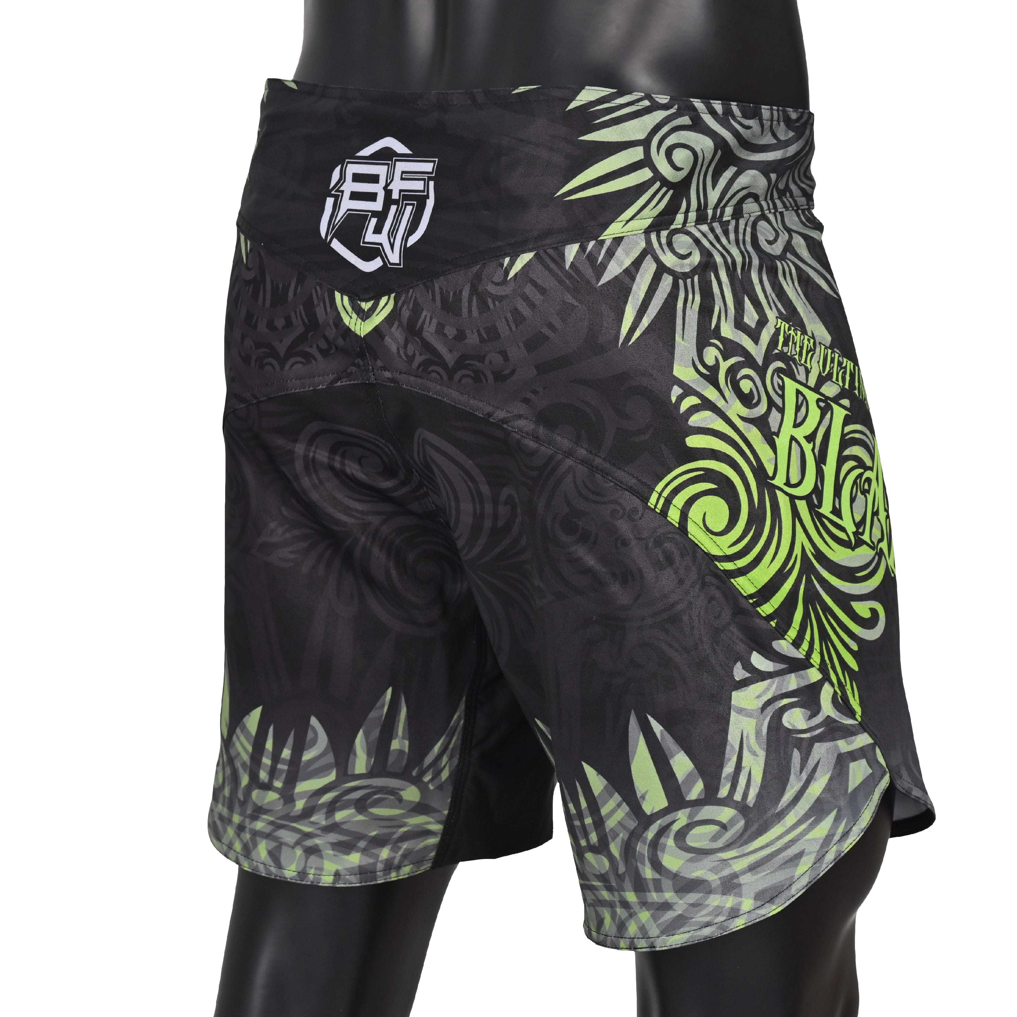 custom sublimation compression short running bjj workout short training and athlete  - view 4