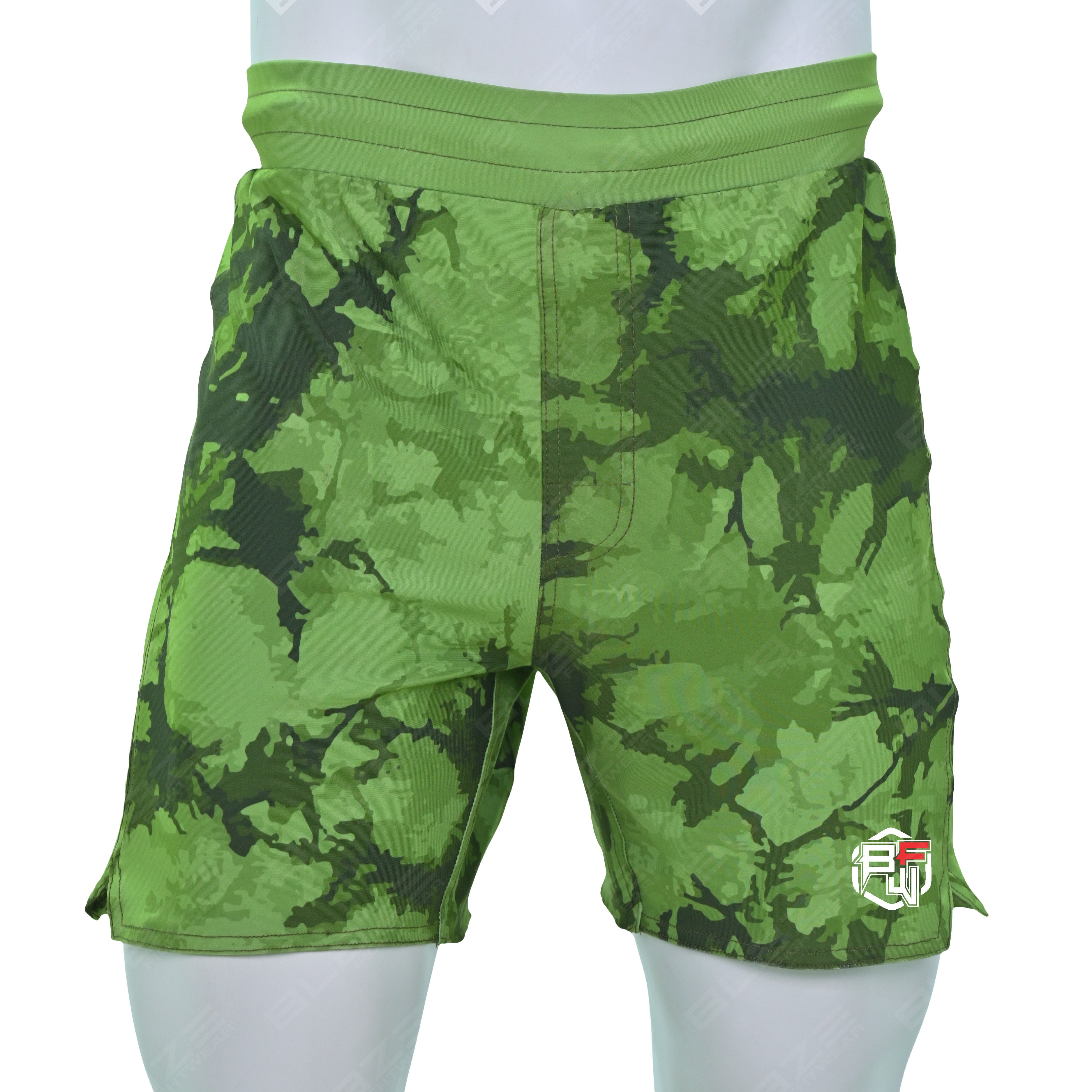 Camo Print Active Shorts - view 3