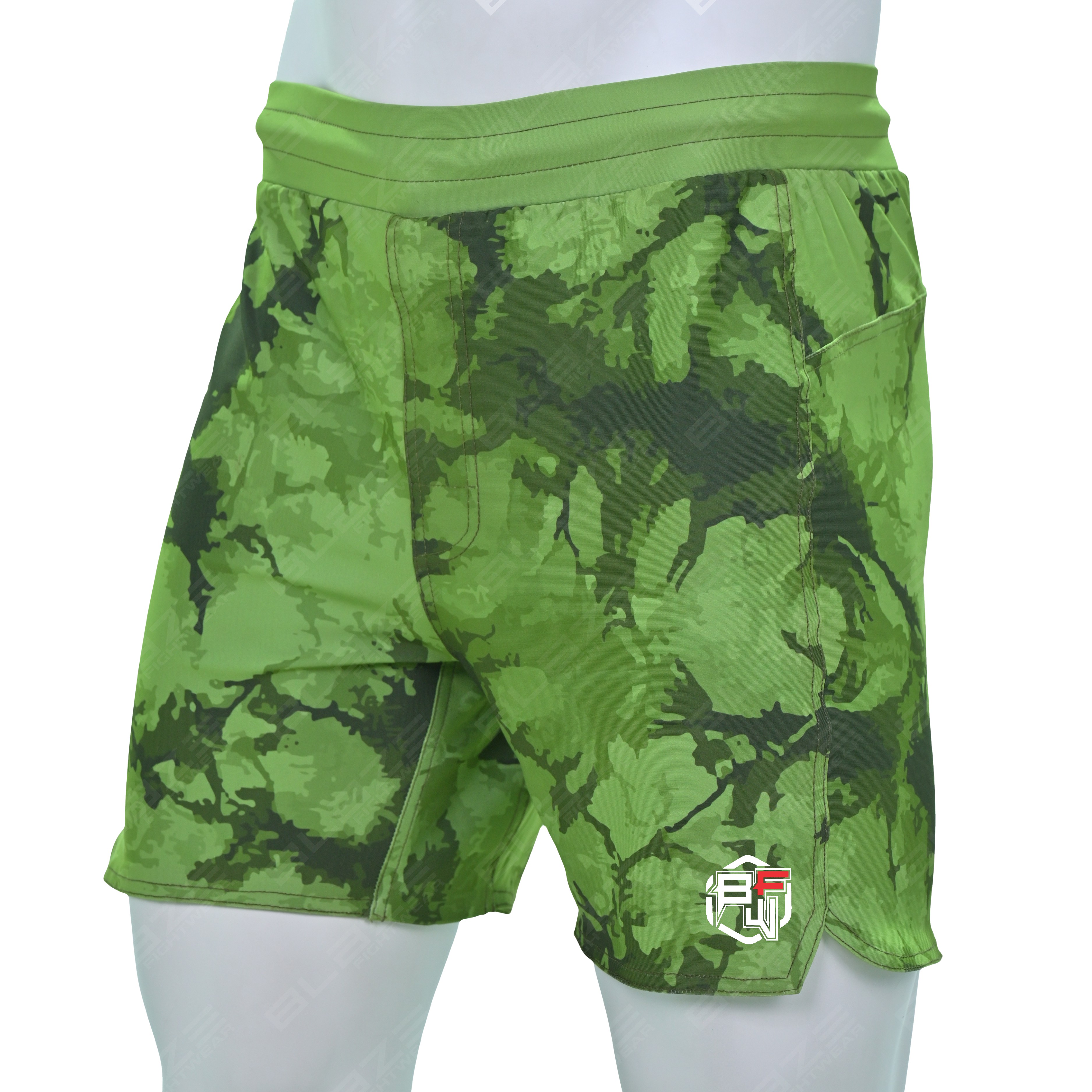 Camo Print Active Shorts