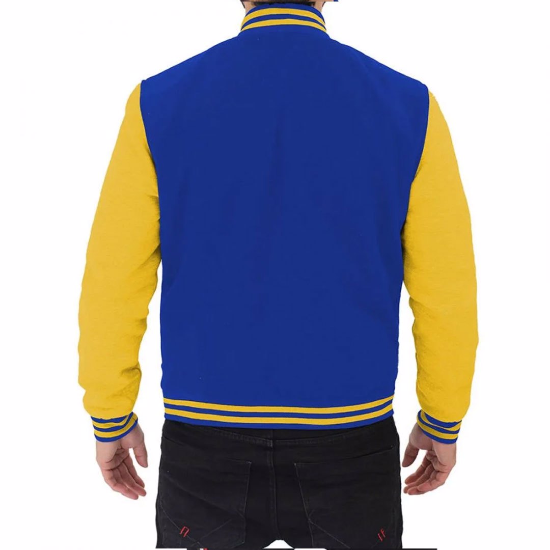 Custom Baseball Jacket for men and player premium varsity jacket University Bomber Jacket For men  - view 4