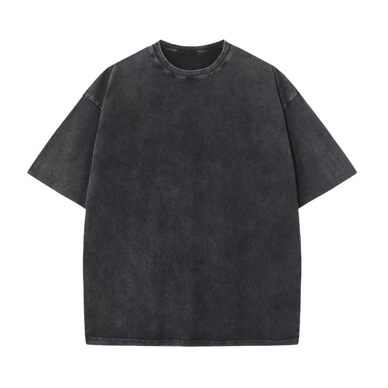 Acid Washed Casual T-Shirts