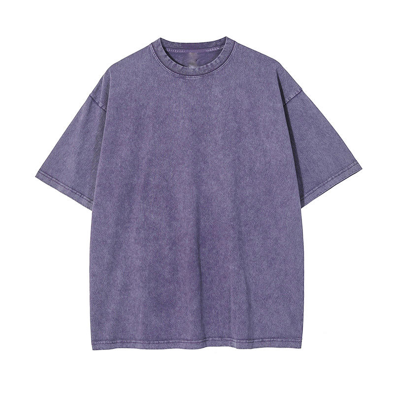 Acid Washed Casual T-Shirts - view 5