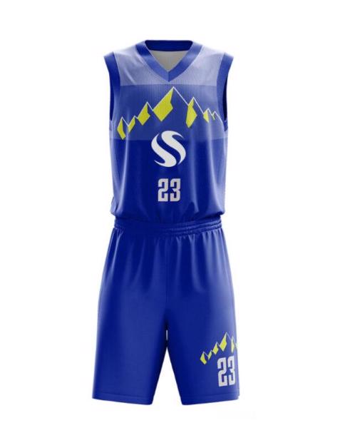 Customised Sublimation Basketball Uniform Quick Dry, Breathable Polyester Fabric With Custom Design 