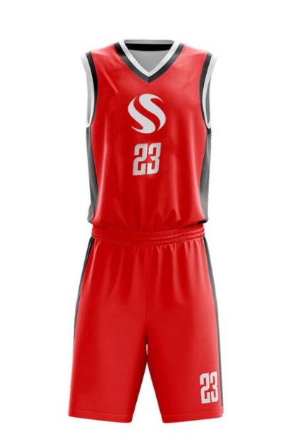 Customised Sublimation Basketball Uniform Quick Dry, Breathable Polyester Fabric With Custom Design  - view 3