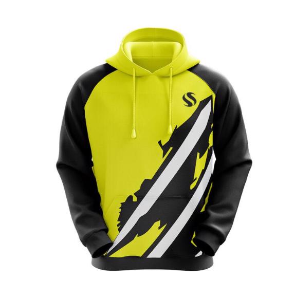Customised Hoodie in Cotton Fleece with custom design & logo 220-320 GSM Unisex top quality Hoodie  - view 6