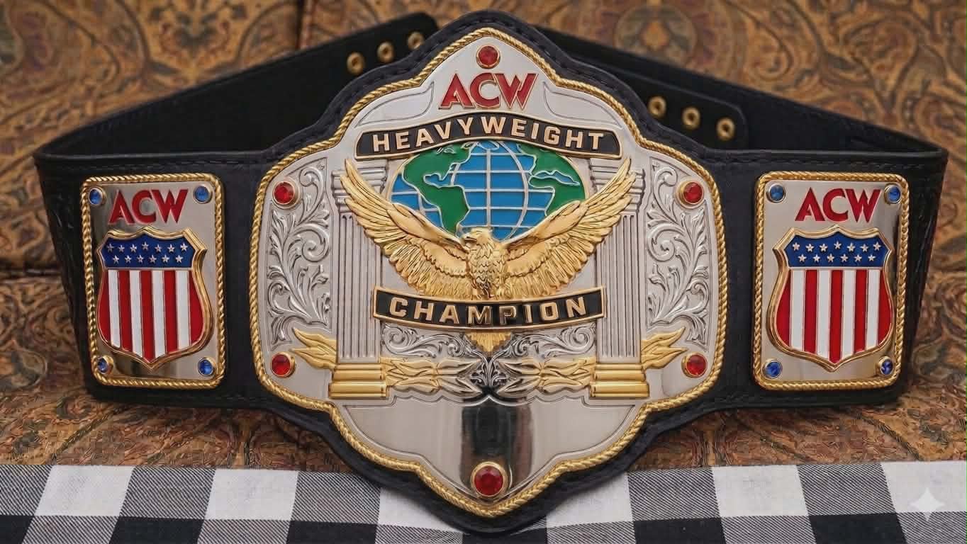 Customized Championship Wrestling Belt - view 2