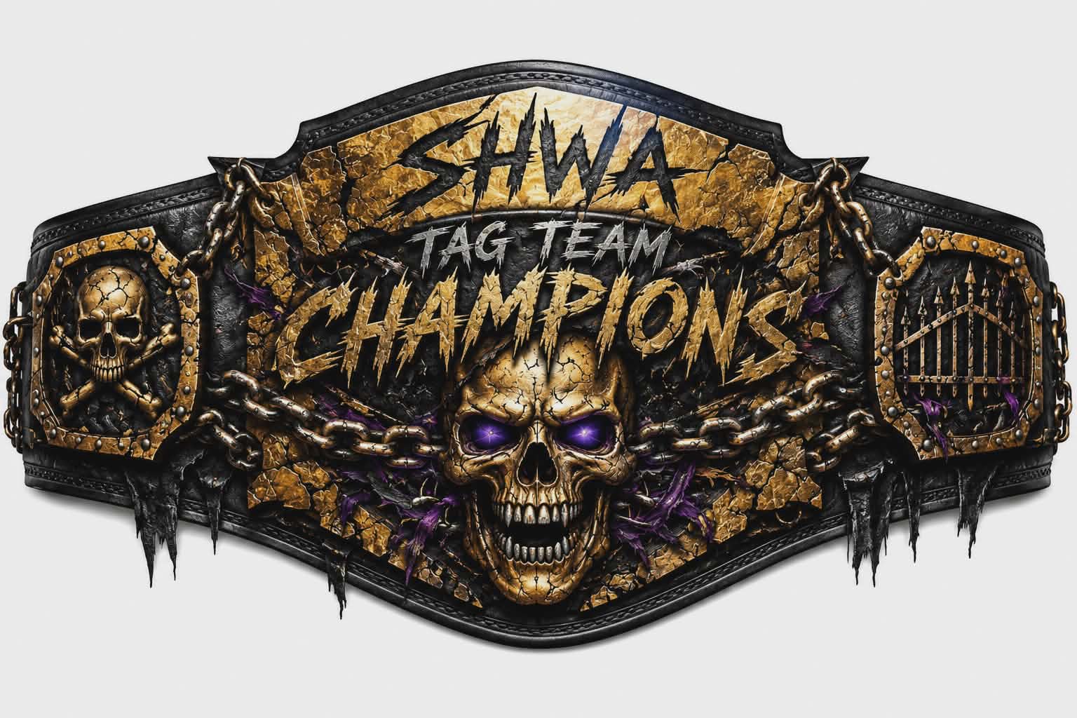 Customized Championship Wrestling Belt - view 3