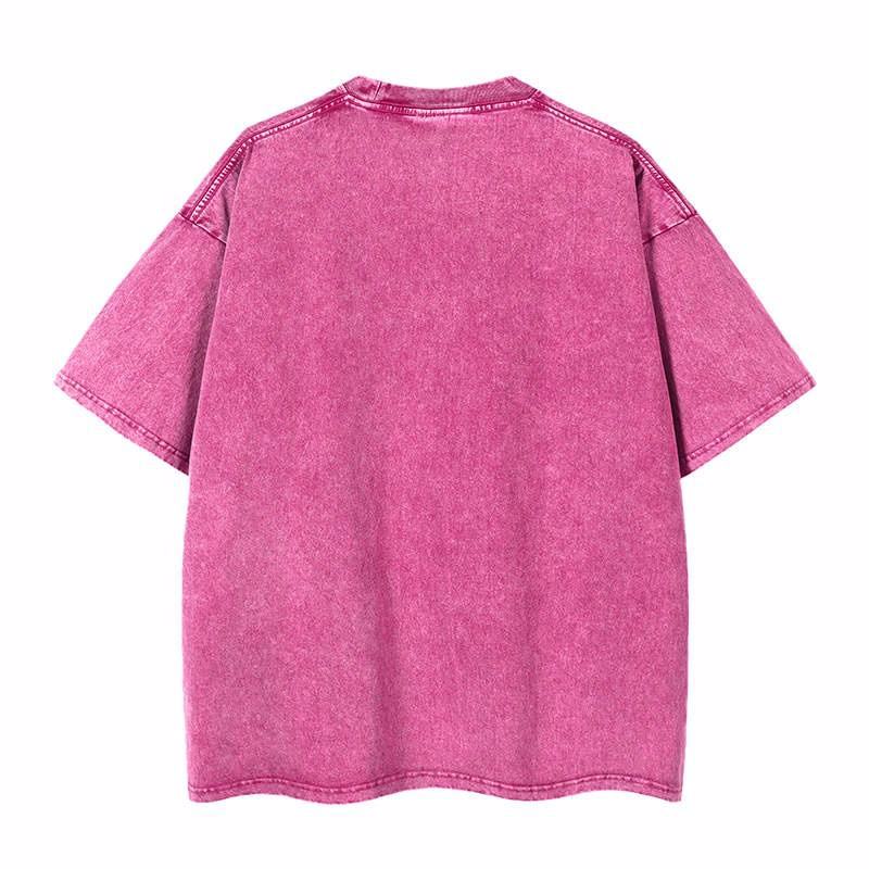 High Quality Clothing Cropped Tee Men 100% Cotton Drop Shoulder Street Wear Shirts - view 4