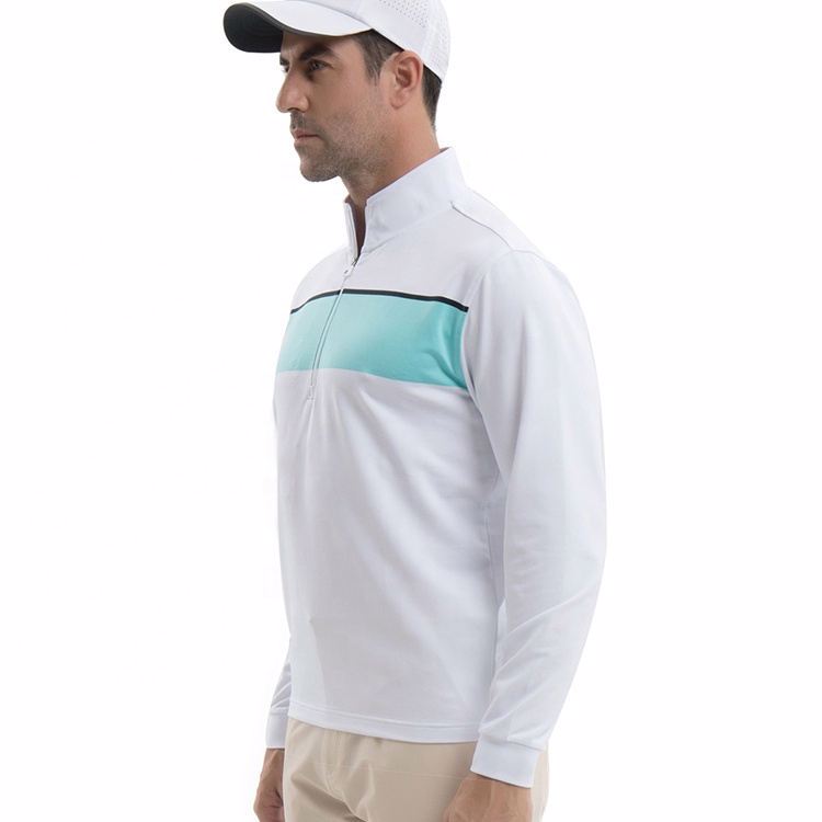 Custom Quick Dry Half Zip Men's pullover Long Sleeve Golf quarter zips sweatshirts - view 2