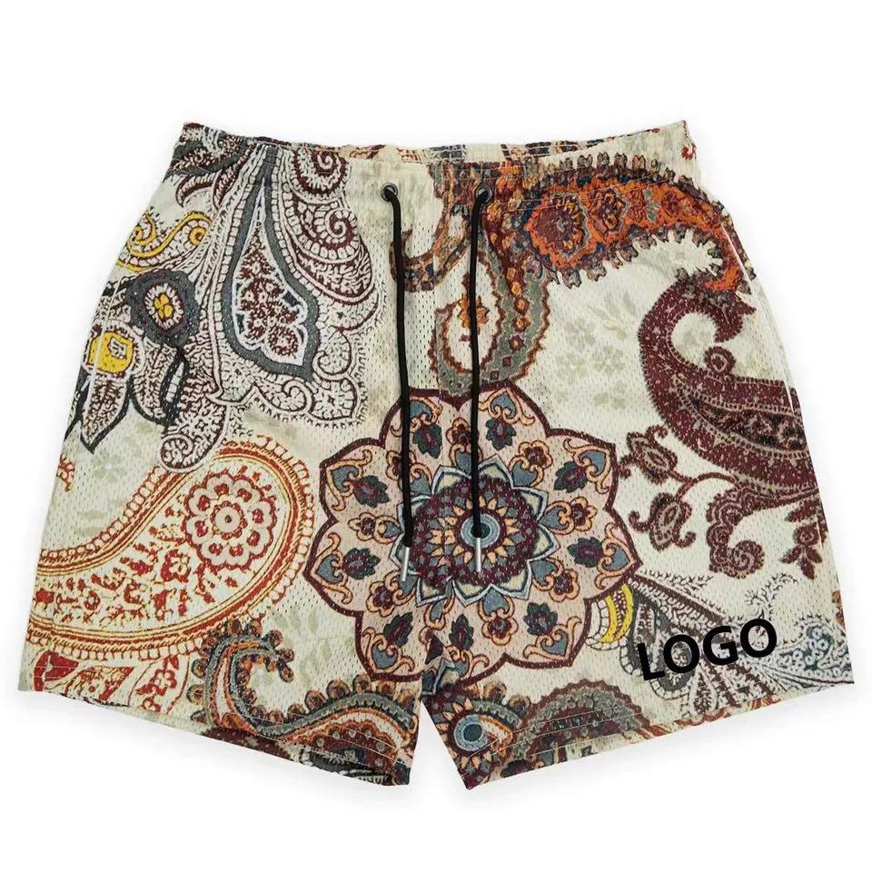 Summer Athletic Jogger Mesh Shorts Custom Beach Basketball Men's Shorts - view 6